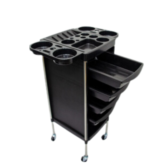 CARRITO RODANTE/AYUDANTE DE PELUQUERÍA CON BANDEJAS