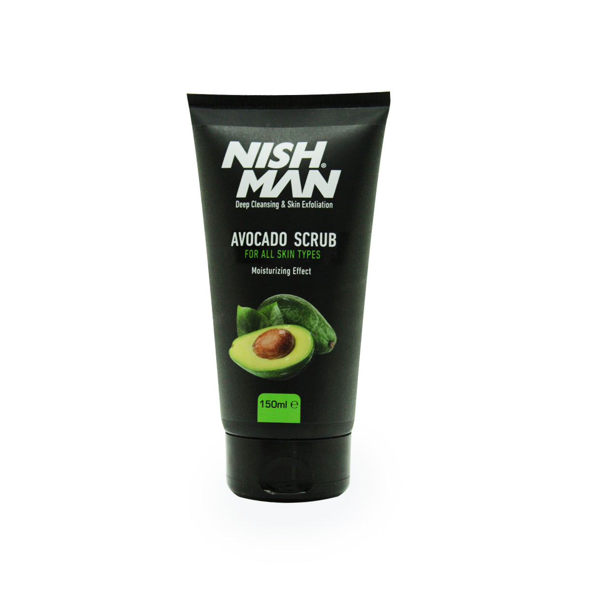 DEEP CLEANSING AND SKIN EXFOLIATION AVOCADO SCRUB FOR ALL SKIN TYPES - NISHMAN