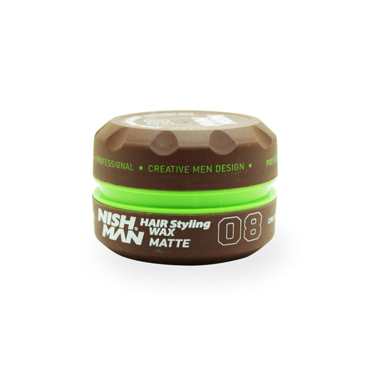 HAIR STYLING WAX MATTE 08 - NISHMAN
