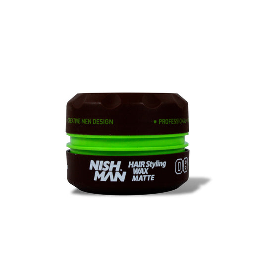 HAIR STYLING WAX MATTE 08 - NISHMAN