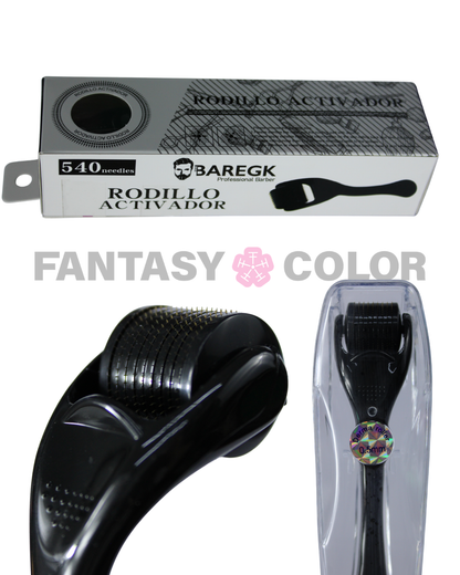 RODILLO ACTIVADOR (DERMAROLLER) 540 AGUJAS - BAREGK