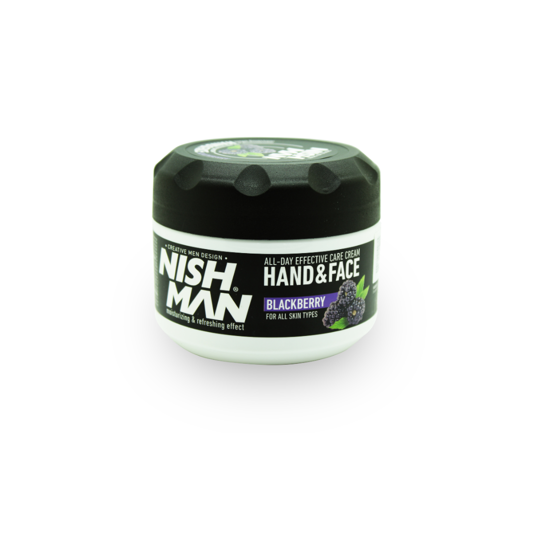 ALL-DAY EFFECTIVE CARE CREAM HAND AND FACE BLACKBERRY - NISHMAN
