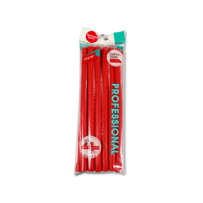 RULOS/TUBOS FLEXIBLES PROFESIONALES ROJO (PARA PERMANENTE)