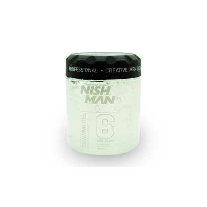 SHAVING GEL 6 EASY SHAVE - NISHMAN