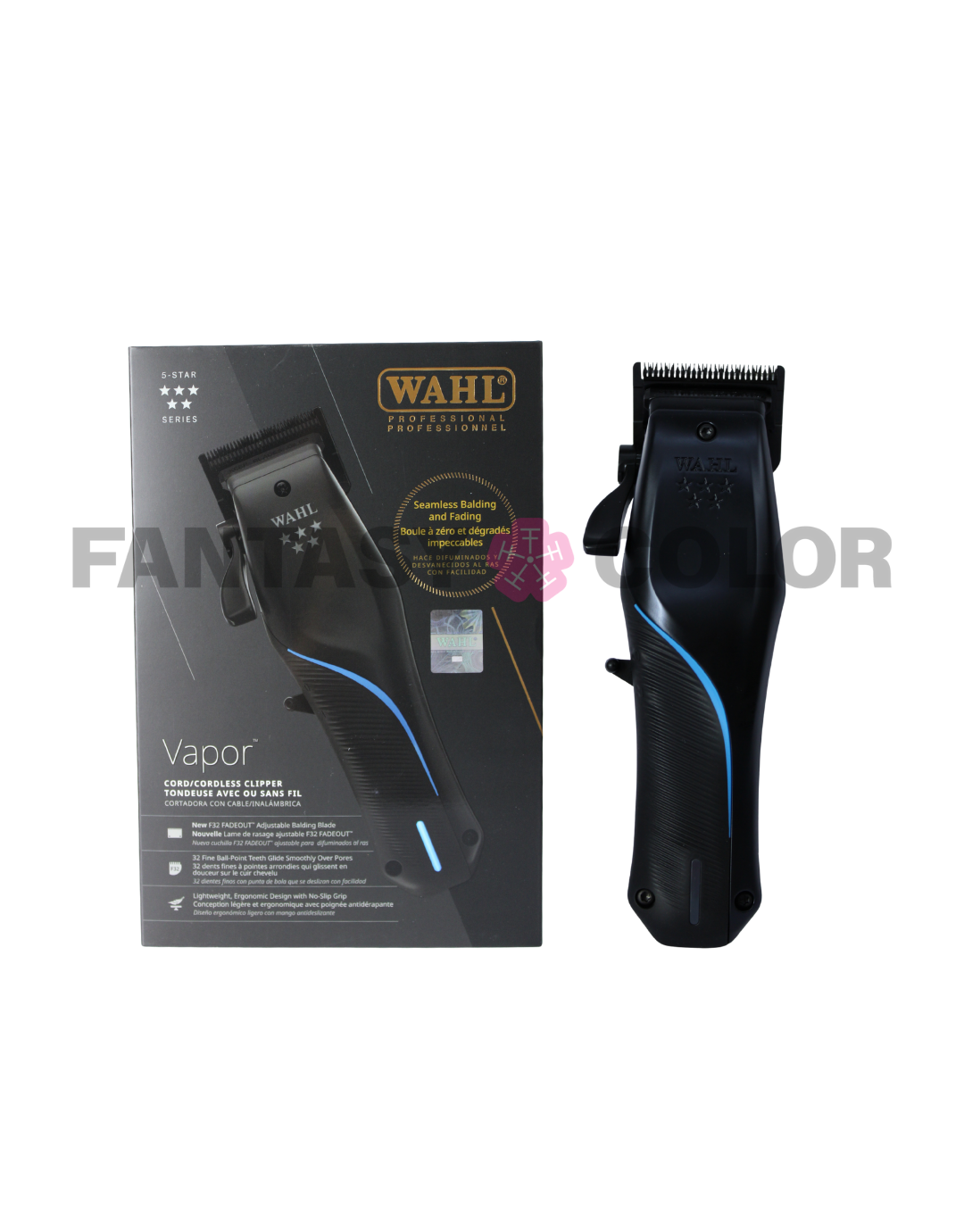 PROFESSIONAL 5 STAR SERIES VAPOR CORD/CORDLESS CLIPPER - WAHL