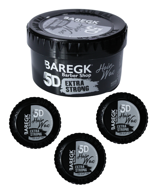 5D HAIR WAX EXTRA STRONG SET DE 3 - BAREGK