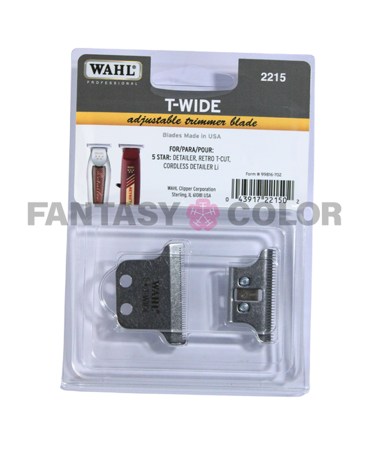 WAHL PROFESSIONAL T-WIDE ADJUSTABLE TRIMMER BLADE (2215)