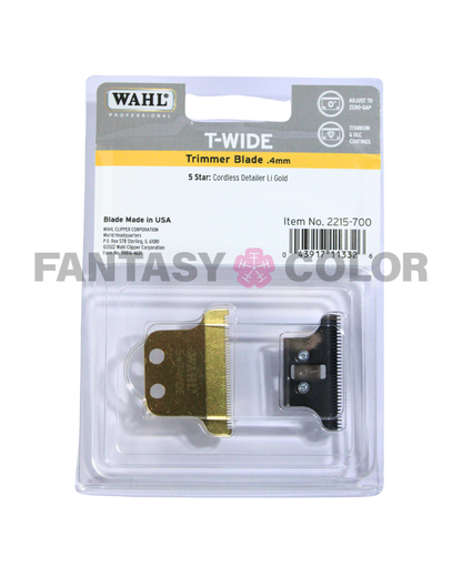 PROFESSIONAL T-WIDE TRIMMER BLADE GOLD (2215-700) - WAHL