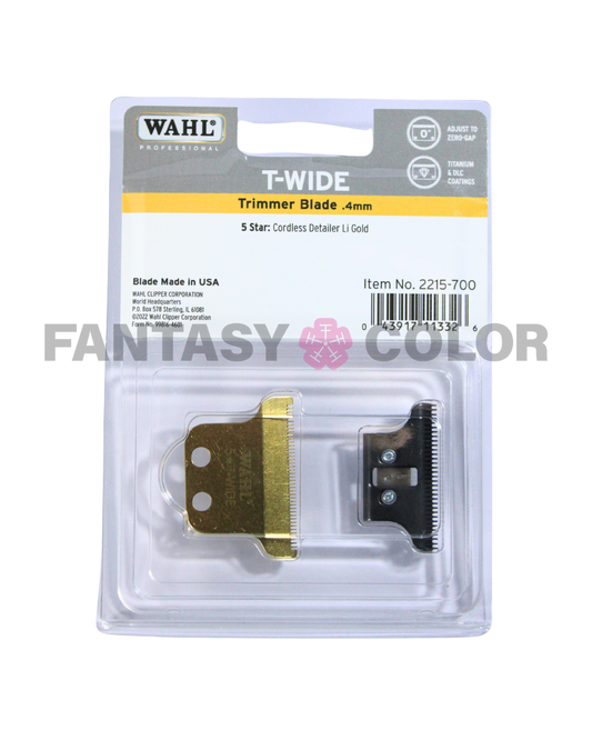 PROFESSIONAL T-WIDE TRIMMER BLADE GOLD (2215-700) - WAHL