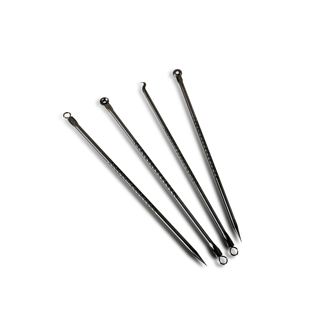 SET DE EXTRACTORES DE ESPINILLAS Y COMEDONES (4 PIEZAS)