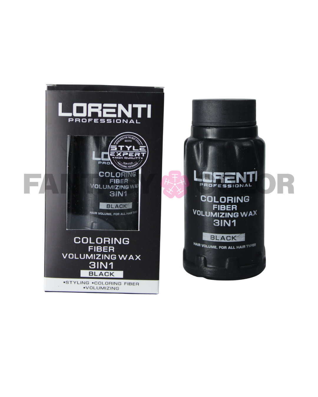 PROFESSIONAL COLORING FIBER VOLUMIZING WAX 3 IN 1 (CERA DE FIBRA VOLUMINIZADORA CON COLOR) - LORENTI
