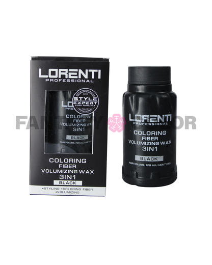 PROFESSIONAL COLORING FIBER VOLUMIZING WAX 3 IN 1 (CERA DE FIBRA VOLUMINIZADORA CON COLOR) - LORENTI