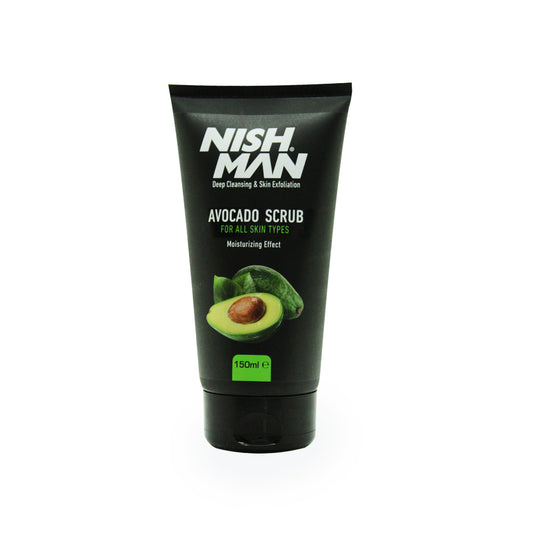DEEP CLEANSING AND SKIN EXFOLIATION AVOCADO SCRUB FOR ALL SKIN TYPES - NISHMAN