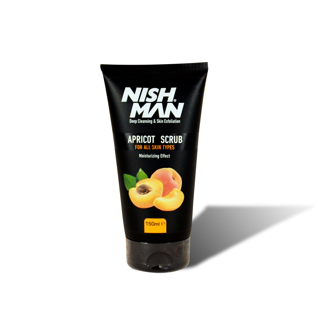 DEEP CLEANSING AND SKIN EXFOLIATION APRICOT SCRUB FOR ALL SKIN TYPES - NISHMAN