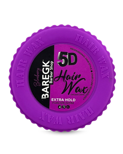 5D HAIR WAX BLUEBERRY EXTRA HOLD - BAREGK