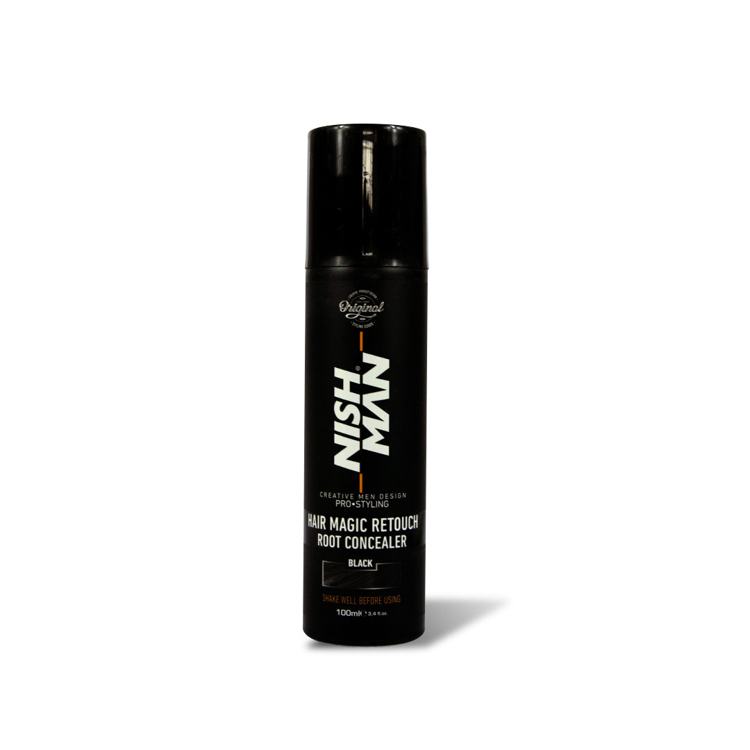 HAIR MAGIC RETOUCH ROOT CONCEALER BLACK - NISHMAN