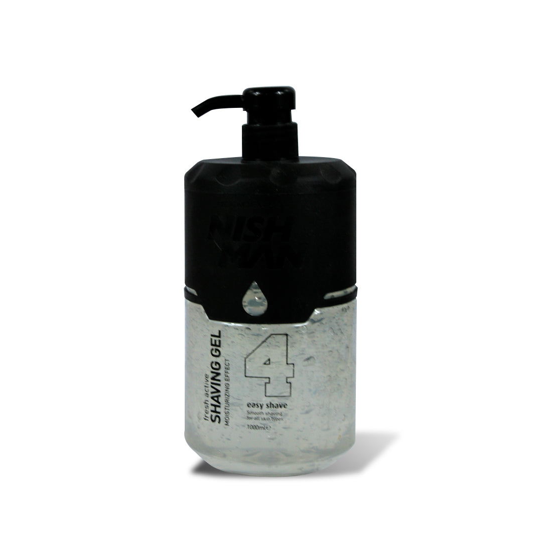 FRESH ACTIVE SHAVING GEL 4 EASY SHAVE - NISHMAN